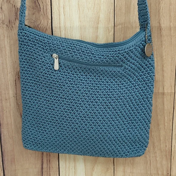 The Sak Blue Crochet Shoulder Bag - Picture 4 of 12